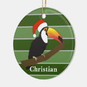 Toucan - WeihnachtsSpecial Keramik Ornament (Links)