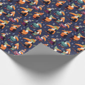 Toucan Weihnachtswrapping Paper Geschenkpapier (Ecke)