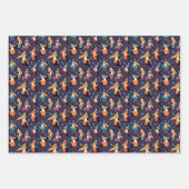 Toucan Weihnachtswrapping Paper Geschenkpapier Set (Vorderseite)