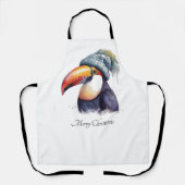 Toucan Winter Vibes, Brauch Schürze (Vorderseite)