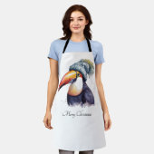 Toucan Winter Vibes, Brauch Schürze (Getragen)