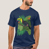 Toucan with leaves T-Shirt (Vorderseite)