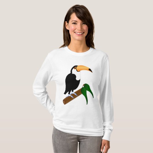 Toucan Women's Long Sleeve Tshirt (Vorne ganz)