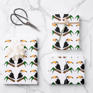 Toucan Wrapping Paper Sheets Geschenkpapier Set