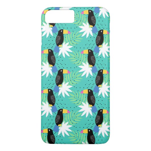 Toucans auf aquamarinem Case-Mate iPhone hülle (Rückseite)