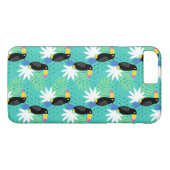 Toucans auf aquamarinem Case-Mate iPhone hülle (Rückseite (Horizontal))
