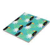 Toucans auf aquamarinem fliese (Seite)