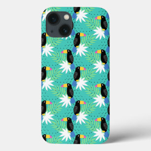 Toucans auf Aquamarinen Case-Mate iPhone Hülle