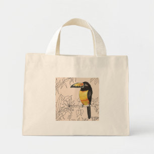 Toucans auf einer winzigen Tasche