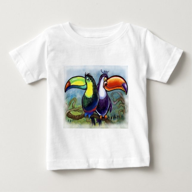 Toucans Baby T-shirt (Vorderseite)