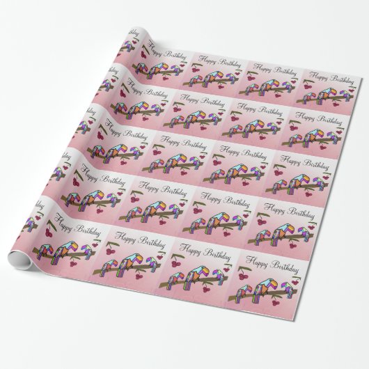 Toucans Geburtstags-Party Geschenkpapier (Ungerollt)