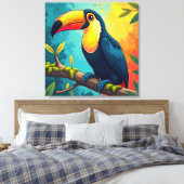 Toucans Leinwanddruck (Insitu (Schlafzimmer))