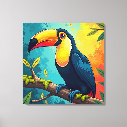 Toucans Leinwanddruck (Vorderseite)
