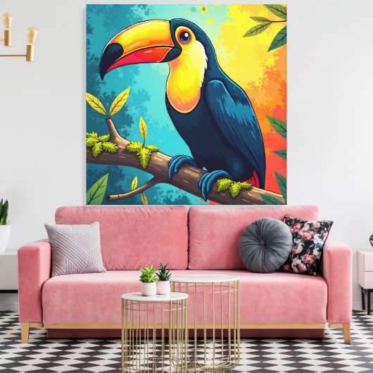 Toucans Leinwanddruck (Insitu (Wohnzimmer))