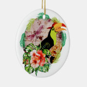 Toucan's Magic - Tropical Bird Witchcraft Keramik Ornament (Rechts)