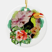 Toucan's Magic - Tropical Bird Witchcraft Keramik Ornament (Vorne)