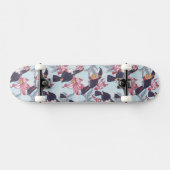 Toucans mit exotischen Blumen Skateboard (Horizontal)
