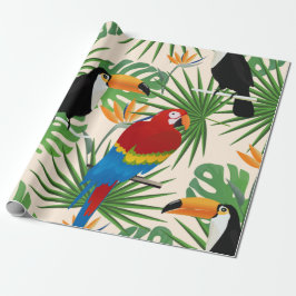 Toucans & Parrots Geschenkpapier