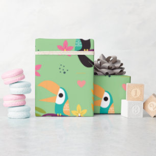 Toucans & Parrotts Geschenkpapier