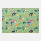 Toucans & Parrotts Geschirrtuch (Horizontal)
