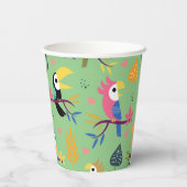 Toucans & Parrotts Pappbecher (Rückseite)