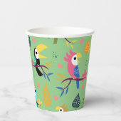 Toucans & Parrotts Pappbecher (Vorderseite)