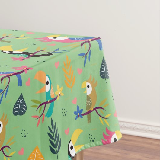 Toucans & Parrotts Tischdecke (Beispiel)