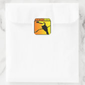 Toucans Rock! Runder Aufkleber (Tasche)