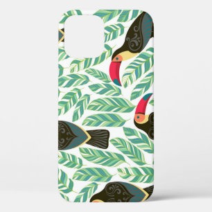 Toucans, tropische Blätter, dekorative Muster. Case-Mate iPhone Hülle