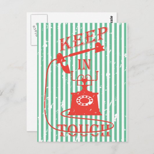 Touch behalten postkarte (Vorne/Hinten)