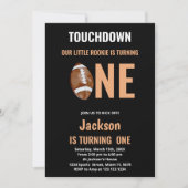 Touch bei einem Fußball Einladungen zum Geburtstag (Vorderseite)