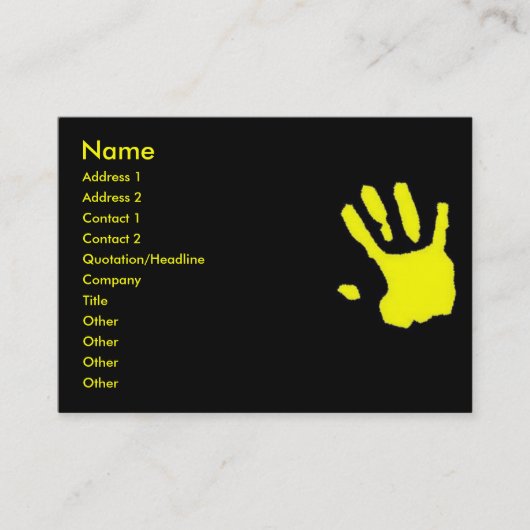 Touch Business Card Visitenkarte (Vorderseite)