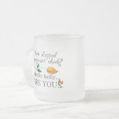 Touch den Bauch... ich wage dich! Tasse der Mutter (Vorderseite Links)