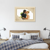 Touch der Elegance Leinwanddruck (Insitu (Schlafzimmer))