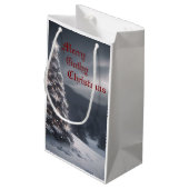 Touch der Goth Holiday Geschenktasche Kleine Geschenktüte (Rückseite Schrägansicht)