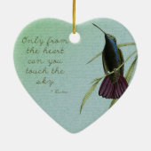 Touch der Himmel-Kolibri Keramikornament (Hinten)