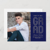 Touch der Klasse Abschluss Ankündigung Postkarte (Vorne/Hinten)