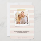 Touch der Klasse Foto Save the Date Karte (Rückseite)