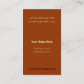 Touch der Klasse Visitenkarte (Rückseite)