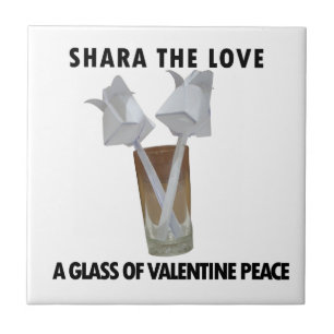 Touch der Romantik: Ein Friedlicher Valentinstag Fliese