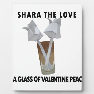 Touch der Romantik: Ein Friedlicher Valentinstag Fotoplatte