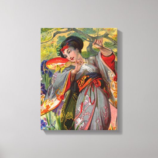 Touch der Schmetterlinge Leinwanddruck (Vorderseite)