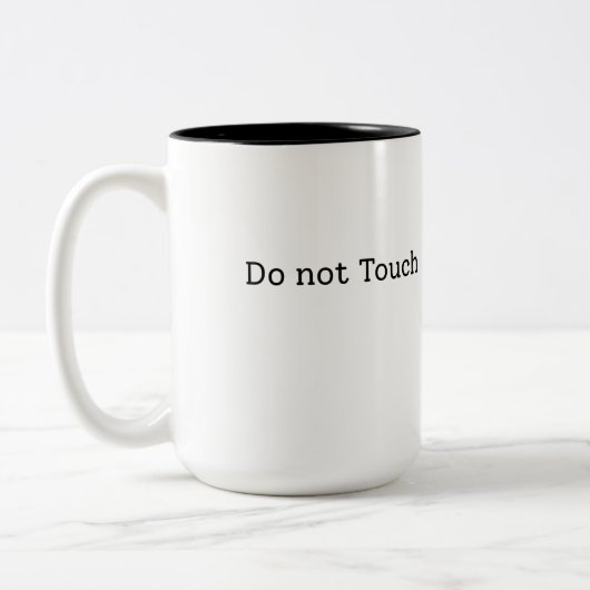 Touch der Zwei-Tonen-Kaffee-Tasse nicht Zweifarbige Tasse (Links)
