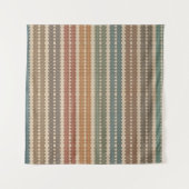 Touch des Farbgeo-Musters Wandteppich (Vorderseite (Horizontal))