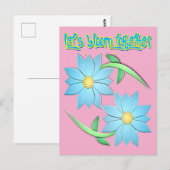 Touch des Frühjahrs Postkarte (Vorne/Hinten)