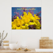 Touch des Geistes in Art Prints Yellow Daffodil Poster (Küche)