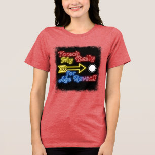 Touch des Geschlechts mein Bauchzeichen Tri-Blend Shirt