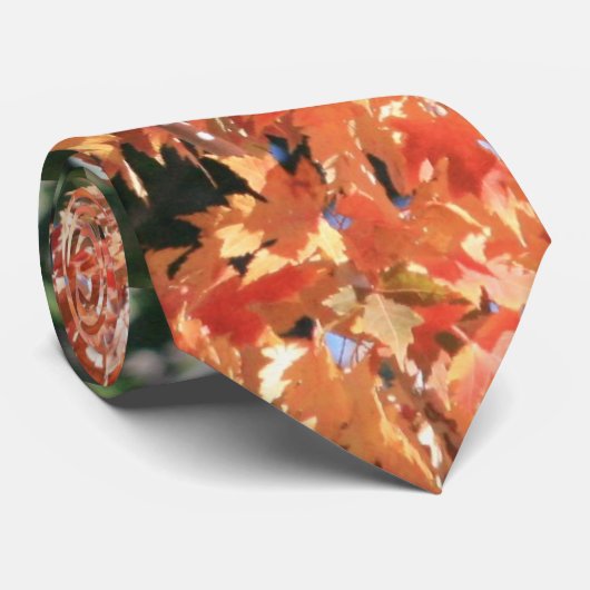 Touch des Herbstes Krawatte (Gerollt)