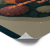 Touch des Lichtgedichts und Drucken Poster (Ecke)