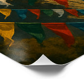Touch des Luftraums in der China Tibet Poster (Ecke)